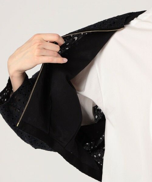 TOMORROWLAND / トゥモローランド ブルゾン | ピーコックエンブロイダリー ジップアップブルゾン | 詳細5