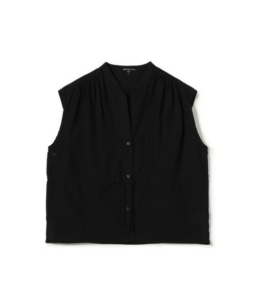 TOMORROWLAND / トゥモローランド シャツ・ブラウス | コットンシルクサッカー スリーブレスブラウス WSHS3116(19 ブラック)