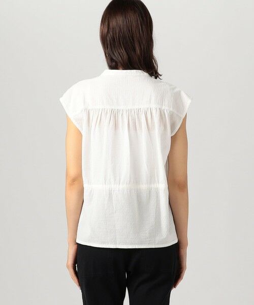 TOMORROWLAND / トゥモローランド シャツ・ブラウス | コットンシルクサッカー スリーブレスブラウス WSHS3116 | 詳細4