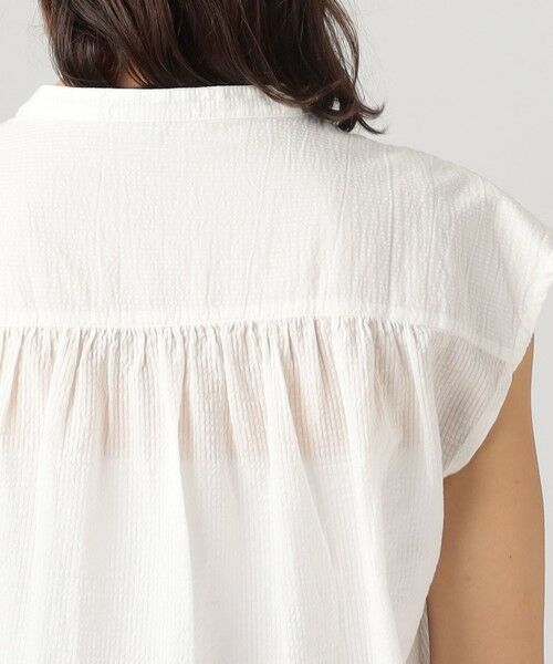 TOMORROWLAND / トゥモローランド シャツ・ブラウス | コットンシルクサッカー スリーブレスブラウス WSHS3116 | 詳細6