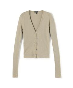 TOMORROWLAND / トゥモローランド カーディガン・ボレロ | コットンカシミヤリブ Vネックカーディガン WVA2674