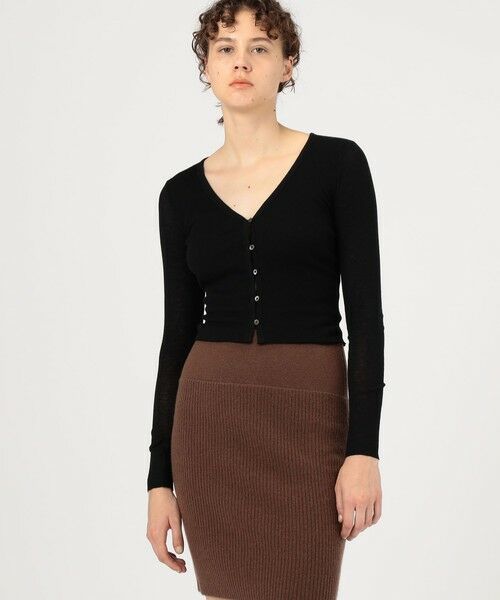 TOMORROWLAND / トゥモローランド カーディガン・ボレロ | コットンカシミヤリブ Vネックカーディガン WVA2674 | 詳細2