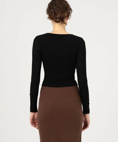 TOMORROWLAND / トゥモローランド カーディガン・ボレロ | コットンカシミヤリブ Vネックカーディガン WVA2674 | 詳細4