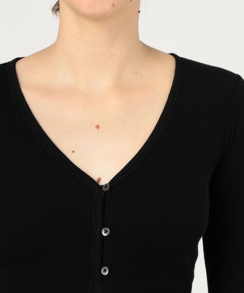 TOMORROWLAND / トゥモローランド カーディガン・ボレロ | コットンカシミヤリブ Vネックカーディガン WVA2674 | 詳細5