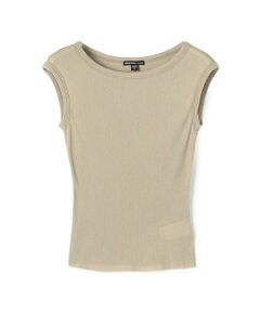 TOMORROWLAND / トゥモローランド Tシャツ | コットンカシミヤブレンド ボートネックトップス WVA3206