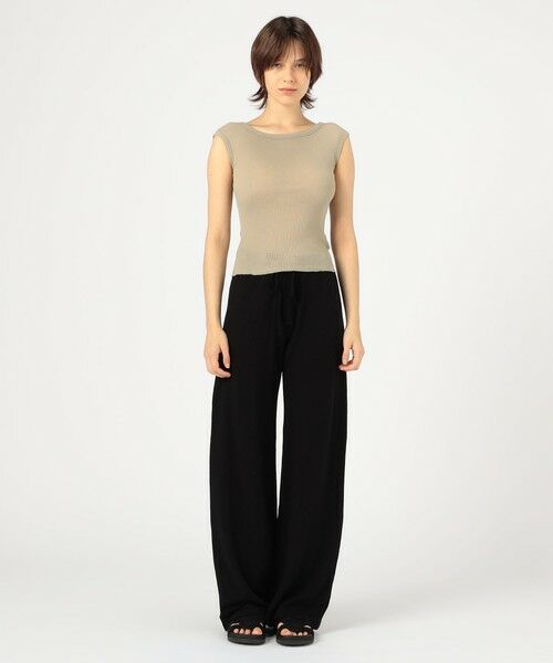 TOMORROWLAND / トゥモローランド Tシャツ | コットンカシミヤブレンド ボートネックトップス WVA3206 | 詳細1