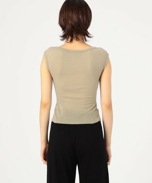 TOMORROWLAND / トゥモローランド Tシャツ | コットンカシミヤブレンド ボートネックトップス WVA3206 | 詳細4