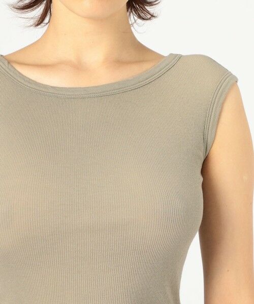 TOMORROWLAND / トゥモローランド Tシャツ | コットンカシミヤブレンド ボートネックトップス WVA3206 | 詳細5