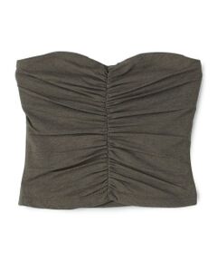 TOMORROWLAND / トゥモローランド キャミソール・チューブトップ | コットンポリエステルジャージー シャーリングチューブトップ WMTP3234