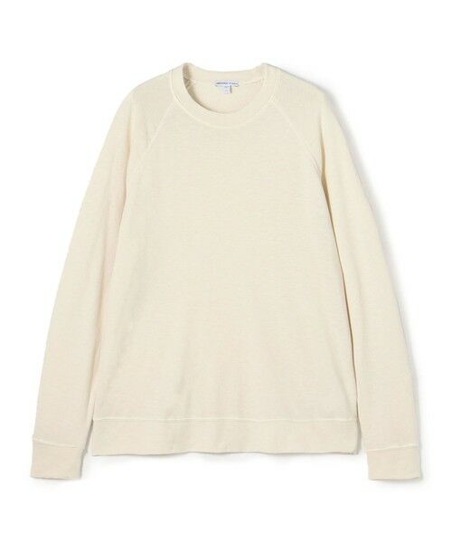 TOMORROWLAND / トゥモローランド スウェット | バックパイルスエット ラグランスリーブプルオーバー WXA3657(12 ホワイト系)