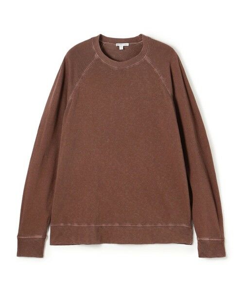TOMORROWLAND / トゥモローランド スウェット | バックパイルスエット ラグランスリーブプルオーバー WXA3657(38 ブラウン系)