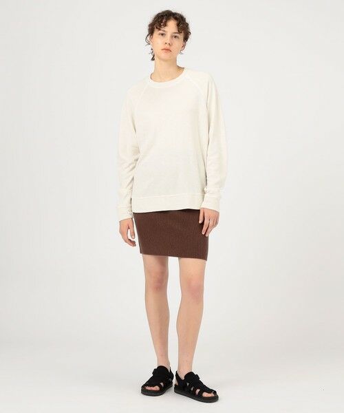 TOMORROWLAND / トゥモローランド スウェット | バックパイルスエット ラグランスリーブプルオーバー WXA3657 | 詳細1