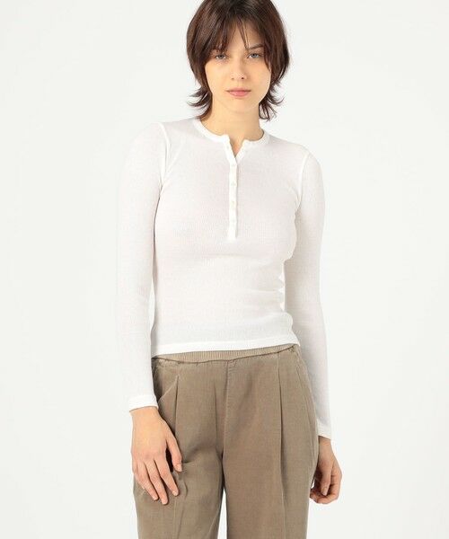 TOMORROWLAND / トゥモローランド カットソー(半袖以外) | コットンウールリブ ヘンリーネックプルオーバー WCGR3274 | 詳細2