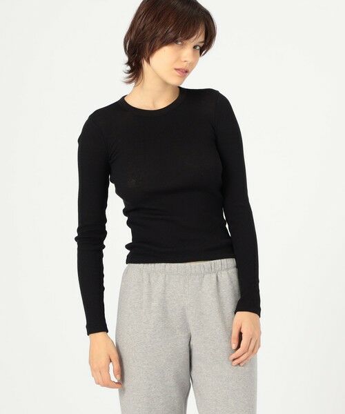 TOMORROWLAND / トゥモローランド カットソー（半袖以外） | コットンウールリブ クルーネックプルオーバー WCGR3245 | 詳細2