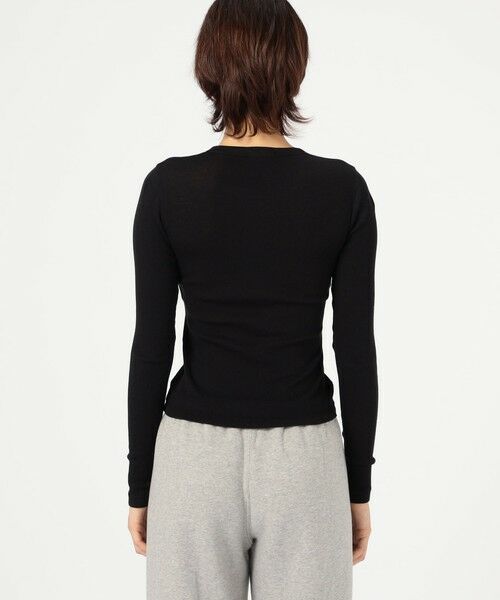 TOMORROWLAND / トゥモローランド カットソー（半袖以外） | コットンウールリブ クルーネックプルオーバー WCGR3245 | 詳細4