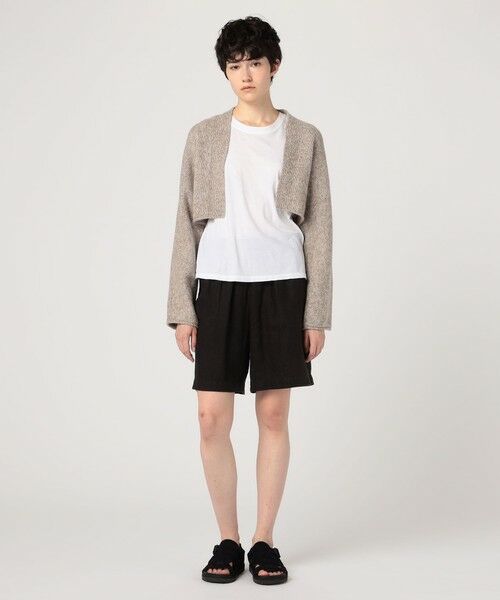 TOMORROWLAND / トゥモローランド ショート・ハーフ・半端丈パンツ | ライトウェイトリネン バミューダショーツ WKO4328 | 詳細1