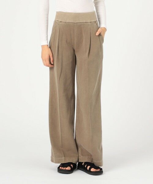 TOMORROWLAND / トゥモローランド その他パンツ | リブウエストワイドレッグパンツ WCGT1099 | 詳細2