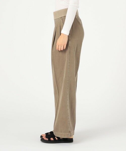 TOMORROWLAND / トゥモローランド その他パンツ | リブウエストワイドレッグパンツ WCGT1099 | 詳細3