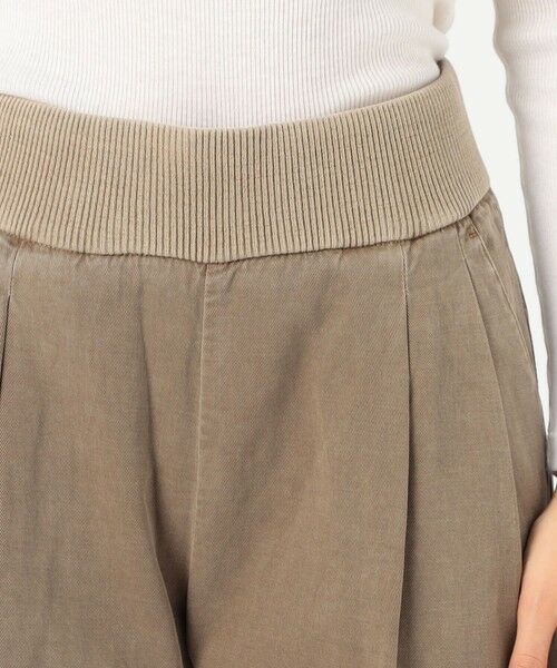 TOMORROWLAND / トゥモローランド その他パンツ | リブウエストワイドレッグパンツ WCGT1099 | 詳細5