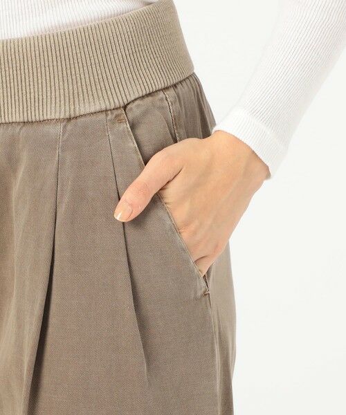 TOMORROWLAND / トゥモローランド その他パンツ | リブウエストワイドレッグパンツ WCGT1099 | 詳細7