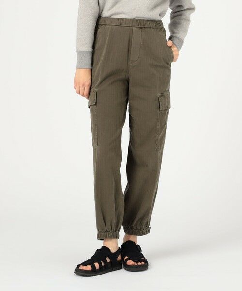 TOMORROWLAND / トゥモローランド カーゴパンツ | ヘリンボーンツイルパラシュートパンツ WHBS1102 | 詳細2