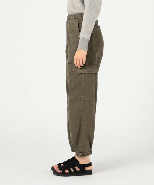 TOMORROWLAND / トゥモローランド カーゴパンツ | ヘリンボーンツイルパラシュートパンツ WHBS1102 | 詳細3