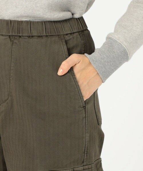 TOMORROWLAND / トゥモローランド カーゴパンツ | ヘリンボーンツイルパラシュートパンツ WHBS1102 | 詳細7