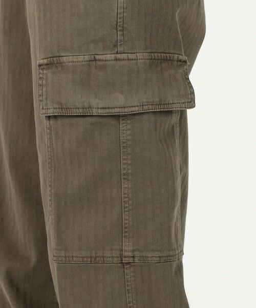 TOMORROWLAND / トゥモローランド カーゴパンツ | ヘリンボーンツイルパラシュートパンツ WHBS1102 | 詳細8