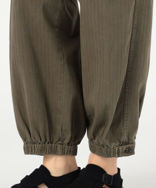 TOMORROWLAND / トゥモローランド カーゴパンツ | ヘリンボーンツイルパラシュートパンツ WHBS1102 | 詳細9