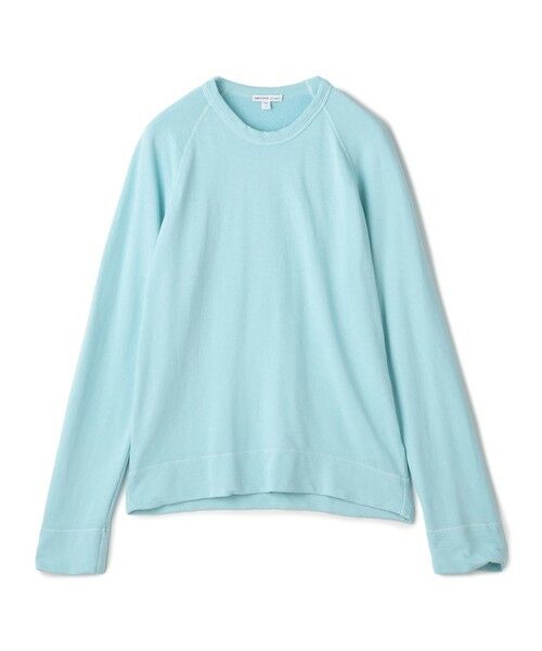 TOMORROWLAND / トゥモローランド スウェット | バックパイルスエット ラグランスリーブプルオーバー MXA3278(65 ライトブルー)