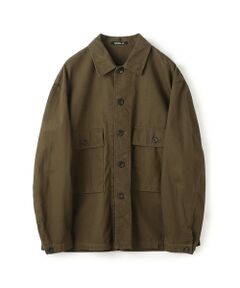 TOMORROWLAND / トゥモローランド ミリタリージャケット・コート | ストーンウェーブコットン サファリシャツ