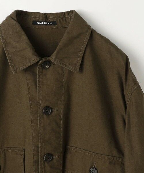 TOMORROWLAND / トゥモローランド ミリタリージャケット・コート | ストーンウェーブコットン サファリシャツ | 詳細4