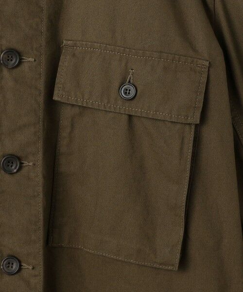 TOMORROWLAND / トゥモローランド ミリタリージャケット・コート | ストーンウェーブコットン サファリシャツ | 詳細7