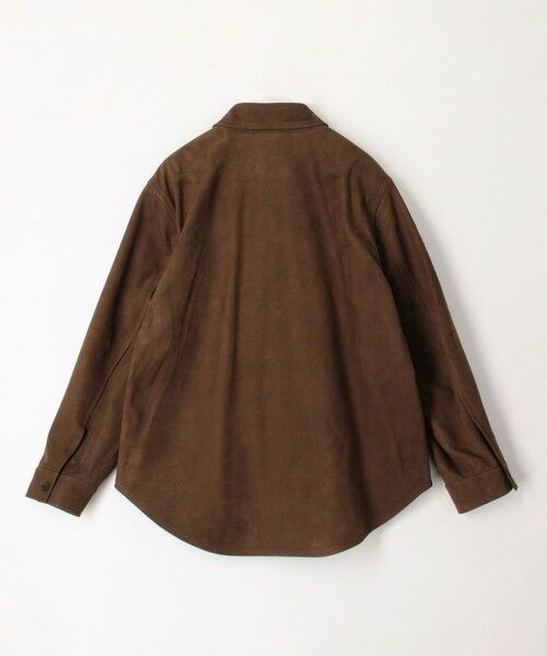 TOMORROWLAND / トゥモローランド レザーブルゾン・ジャケット | プライムヌバック シャツブルゾン | 詳細2