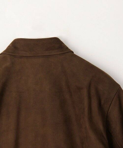 TOMORROWLAND / トゥモローランド レザーブルゾン・ジャケット | プライムヌバック シャツブルゾン | 詳細5