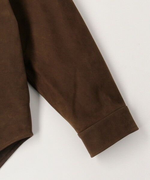 TOMORROWLAND / トゥモローランド レザーブルゾン・ジャケット | プライムヌバック シャツブルゾン | 詳細6