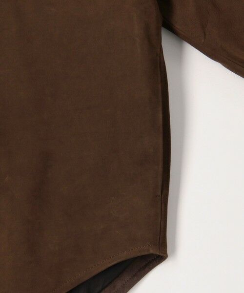 TOMORROWLAND / トゥモローランド レザーブルゾン・ジャケット | プライムヌバック シャツブルゾン | 詳細7