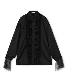 TOMORROWLAND / トゥモローランド シャツ・ブラウス | シルクサテン ラッフルシャツ