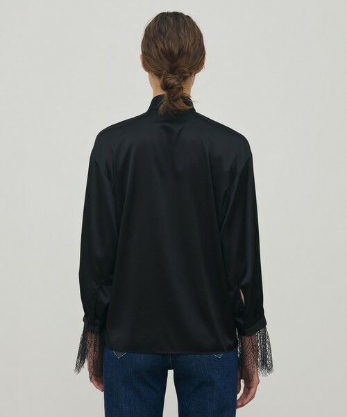 TOMORROWLAND / トゥモローランド シャツ・ブラウス | シルクサテン ラッフルシャツ | 詳細4