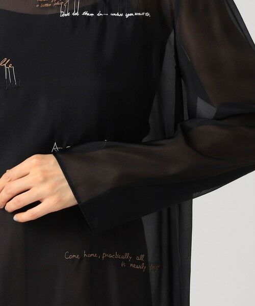 TOMORROWLAND / トゥモローランド シャツ・ブラウス（半袖以外） | メッセージエンブロイダリー プルオーバーブラウス | 詳細8