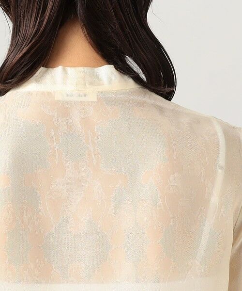 TOMORROWLAND / トゥモローランド シャツ・ブラウス | ムービングシャドウ ジャガード ボウタイフリルシャツ | 詳細6