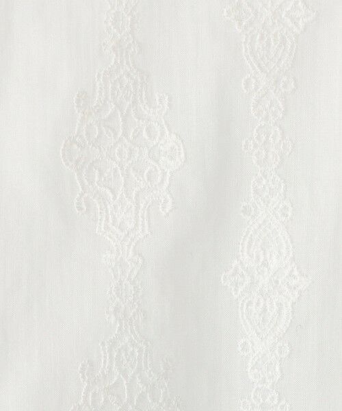 TOMORROWLAND / トゥモローランド シャツ・ブラウス | チェーンレースエンブロイダリー クロップドシャツ | 詳細8