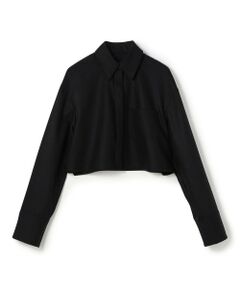 TOMORROWLAND / トゥモローランド シャツ・ブラウス（半袖以外） | ウールポプリンメルトン クロップドシャツ