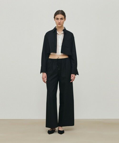 TOMORROWLAND / トゥモローランド シャツ・ブラウス（半袖以外） | ウールポプリンメルトン クロップドシャツ | 詳細10