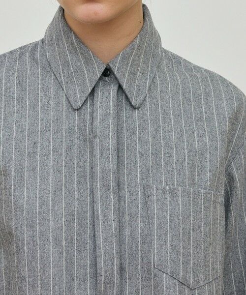 TOMORROWLAND / トゥモローランド シャツ・ブラウス（半袖以外） | ウールポプリンメルトン クロップドシャツ | 詳細5