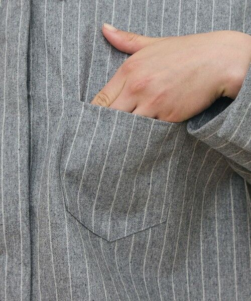 TOMORROWLAND / トゥモローランド シャツ・ブラウス（半袖以外） | ウールポプリンメルトン クロップドシャツ | 詳細8