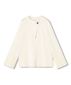 TOMORROWLAND / トゥモローランド シャツ・ブラウス（半袖以外） | サテンジョーゼット オープンカラーブラウス