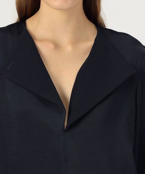 TOMORROWLAND / トゥモローランド シャツ・ブラウス | サテンジョーゼット オープンカラーブラウス | 詳細6