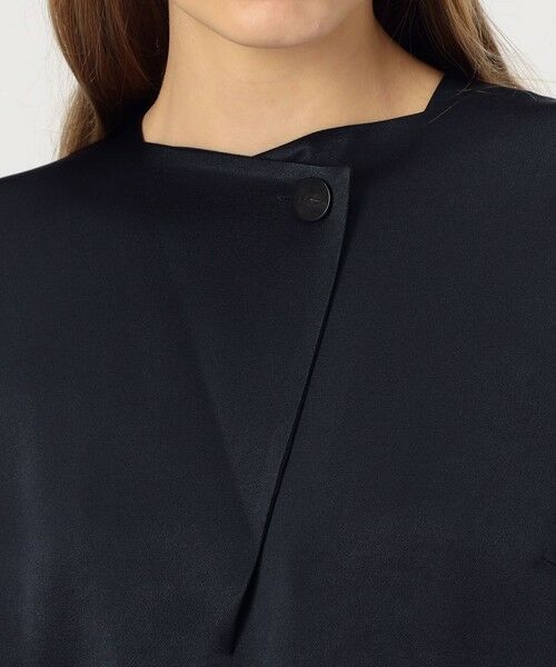 TOMORROWLAND / トゥモローランド シャツ・ブラウス | サテンジョーゼット オープンカラーブラウス | 詳細7