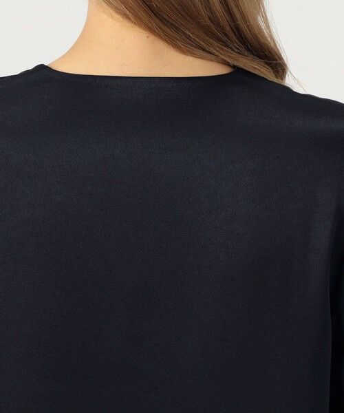 TOMORROWLAND / トゥモローランド シャツ・ブラウス | サテンジョーゼット オープンカラーブラウス | 詳細8